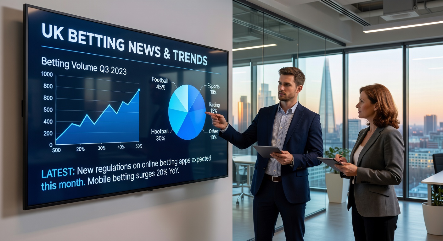 Graph showing upward trends in UK gambling transaction volumes and spending for January 2026, with online platforms leading the surge amid sports event hype