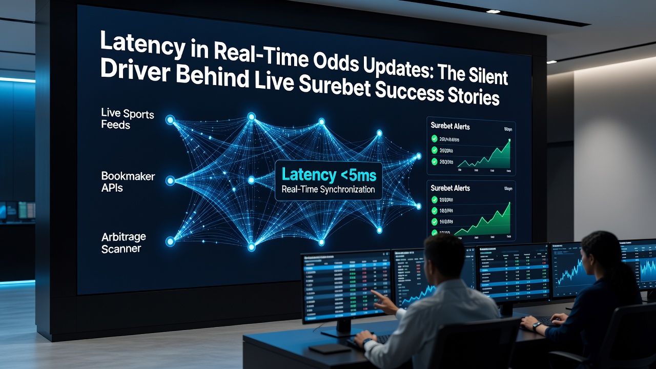 Chart showing latency variations across different bookmaker feeds during live matches