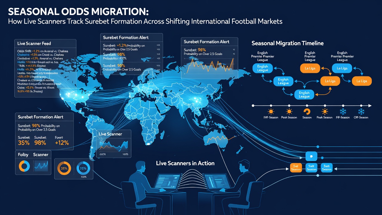 Dashboard view of cross-sport surebet alerts linking football league openers with tennis Grand Slam matches in real time